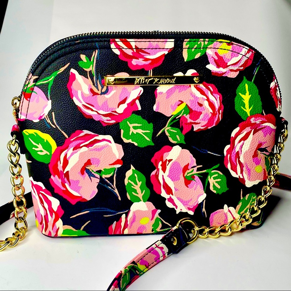 Betsy Johnson floral bag